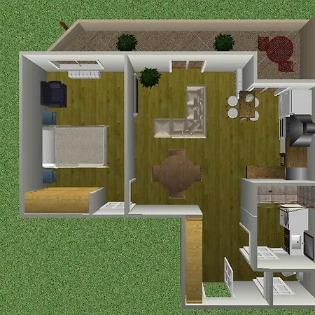 アパート Les Jardins D'acqs- Chez Ismarita & Jerome ダクス